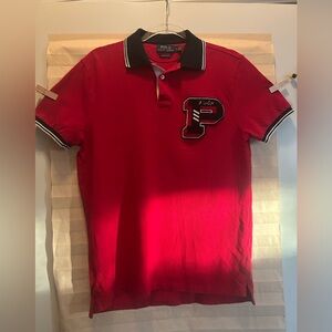 Polo by Ralph Lauren Red Polo Shirt with Logo Patch